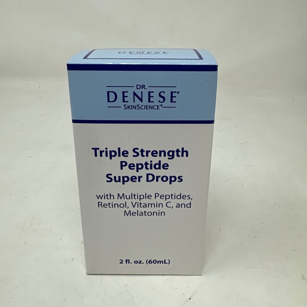Dr‎ Denese SkinScience Triple Strength Peptide Super Drops Retinol Vitamin C 2oz
